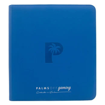 Palms Off Gaming: Collector Series 12 Pocket Zip Binder - Blue Binder | Available Now