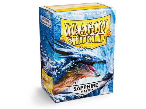 Dragon Shield: Standard Matte - Sapphire Card Sleeves | Available Now