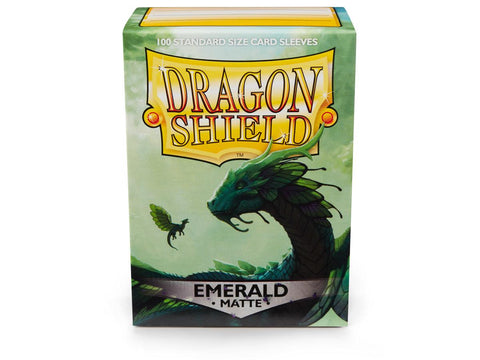Dragon Shield: Standard Matte - Emerald Card Sleeves | Available Now