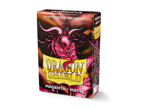 Dragon Shield: Japanese Size 60Ct - Magenta Card Sleeves | Available Now