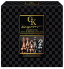 Kasperov Grandmaster Silver & Bronze Chess Set
