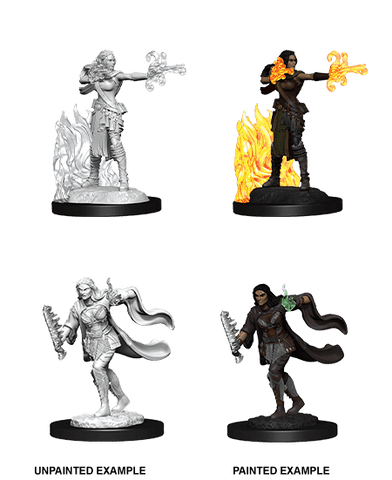 D&D Nolzur's Marvelous Miniatures: Multiclass Warlock + Sorcerer Female