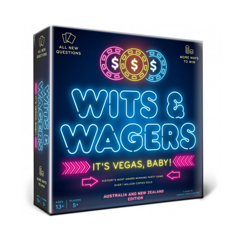 Wits & Wagers It's Vegas Baby: Australia and New Zealand Edition - Board Game