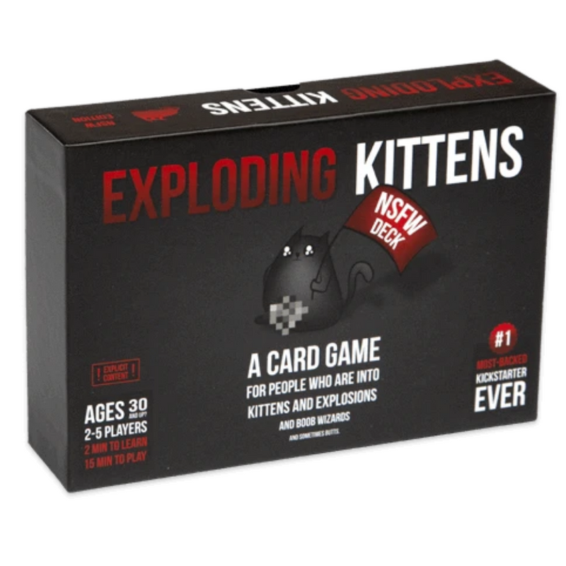 Exploding Kittens NSFW Edition Party Game