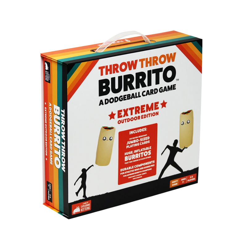 Throw Throw Burrito Extreme Outdoor Edition Party Game