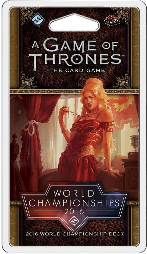  A Game of Throne LCG: 2016 World Championship Joust Deck Card Game
