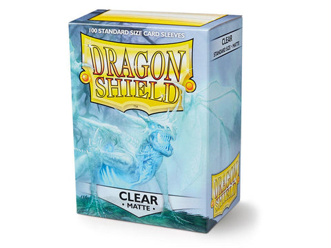 Dragon Shield: Standard Matte - Clear Card Sleeves | Available Now
