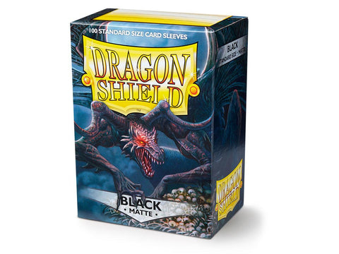 Dragon Shield: Standard Matte - Black Card Sleeves | Available Now