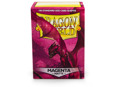 Dragon Shield: Standard Matte - Magenta Card Sleeves | Available Now