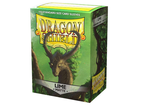 Dragon Shield: Standard Matte - Lime Card Sleeves | Available Now