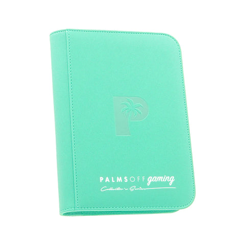 Palms Off Gaming: Collector Series 9 Pocket - Turquoise Zip Binder | Available Now