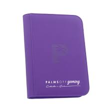 Palms Off Gaming: Collector Series 9 Pocket - Purple Zip Binder | Available Now