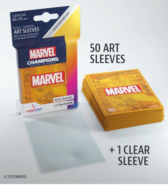 Marvel Champions: Orange Sleeves - Card Sleeves
