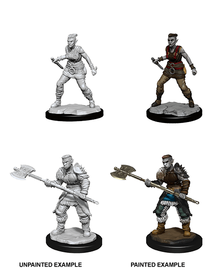 D&D Nolzur's Marvelous Miniatures: Orc Barbarian Female