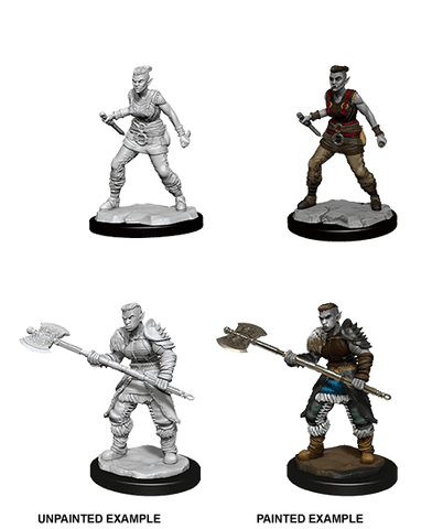 D&D Nolzur's Marvelous Miniatures: Orc Barbarian Female