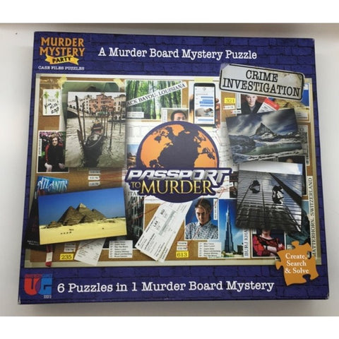 Murder Mystery Party Case File - Passport to Murder 1000pc Puzzle